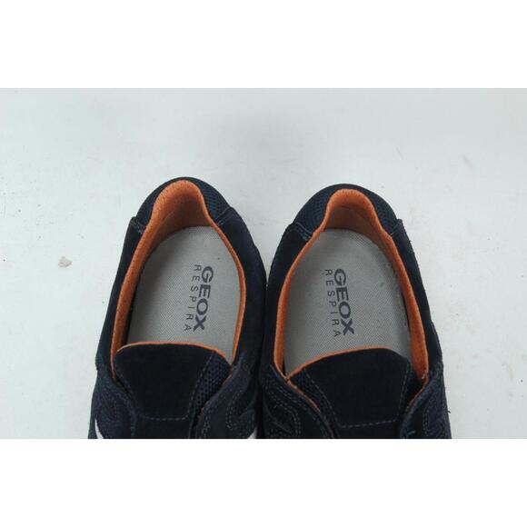 Geox Snake Loafers Shoes Blue Suede Mens Slip On Sz 13 EU 47 - Picture 4 of 16